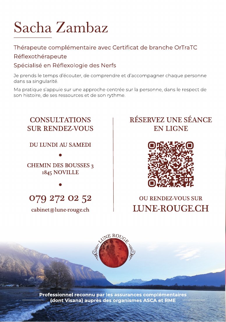 Dos de la brochure